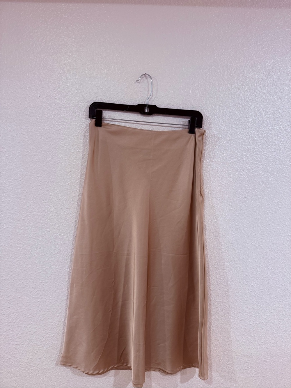 SHEIN Beige Maxi Skirt - Flowing A-Line Silhouette